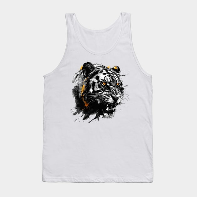 tiger Tank Top by enzo studios